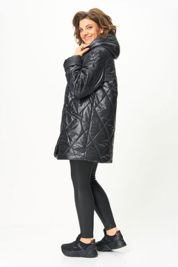 Пальто Anastasia Mak 1055-1 черный фото 9