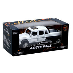 Машинка металлическая «Джип 6X6», 1:32, инерция, цвет белый