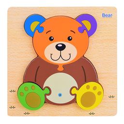 Пазл-вкладыш Мишка
