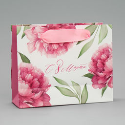 Цена за 3 шт. Пакет подарочный ламинированный, упаковка, 8 марта, S 12?15?5.5 см