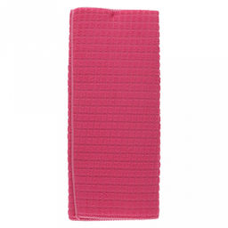 Коврик для сушки посуды "Вафелька" 40х49см, микрофибра, поролон, фуксия (Китай)