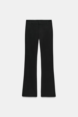 PANTAL?N FLARE TRABILLAS / Negro - Zara фото 6