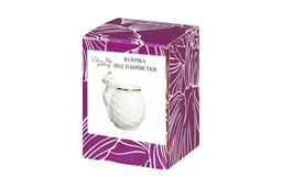 Вазочка п/зубоч. 5,8*4,5*7,5 см 50 мл Котенок с вазой белая, золото - Elan gallery фото 5