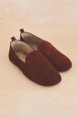 BABUCHA PIEL LIMITED EDITION / Rojo Burdeos