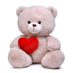 Мягкая игрушка  "Медведь" с сердечком, 30 см.