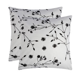 Комплект наволочек Этель Flowers (вид 3) 70х70 см - 2 шт, 100% хлопок, поплин