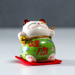 Сувенир керамика Манэки-нэко в костюмчиках на подушечках 4,5х3,8х4,6 см набор 5 шт - Simaland фото 2