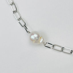 Чокер на цепочке с Жемчугом 38 см +