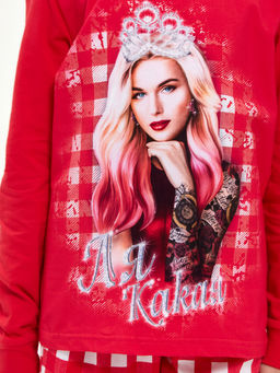 Пижама "Королевна",малиново-розовый