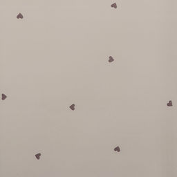 Цена за 20 шт. Пленка для цветов в листах, «Сердечки», светлое кофе 65 микрон, 58х58 см