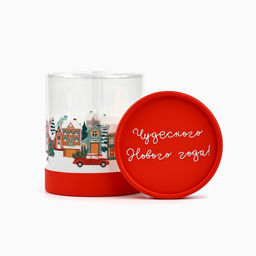 Коробка новогодняя подарочная Зимний город, 10 х 11 см - Дарите счастье фото 3