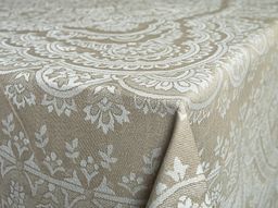 ОБР 1761 Скатерть 170*360 "Сказка" цв. бежевый