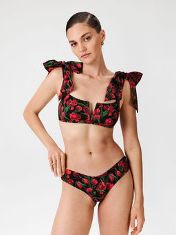 Infinity / Трусы купальные боксер жен. Lefty красный принт - Infinity Lingerie фото 6