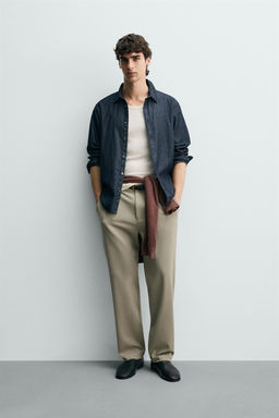 PANTAL?N STRAIGHT FIT CONFORT / Khaki claro