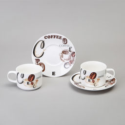КОФЕЙНЫЙ НАБОР LEFARD COFFEE MANIA НА 2 ПЕР. 4 ПР. 180 МЛ