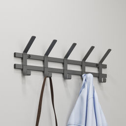 Вешалка настенная "Торонто 5", арт. ВНТ5/Б/Ч/ГР