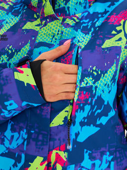 Женская горнолыжная сноубордическая куртка Alpha Endless Ultra Chaleur SNB 423/316_8 Разноцветный  фото 9