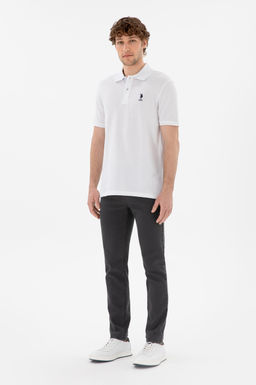 Erkek Regular Fit Polo Yaka Beyaz Basic Ti__rt Sepette S_rpriz _ndirim - U.s. polo assn фото 4