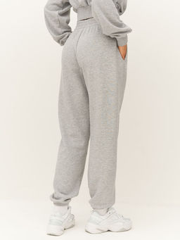 =Спортивные брюки с высокой посадкой и поясом со шнуром на стоппере - NEVERLATE фото 2