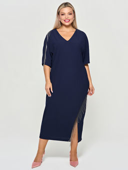 Платье 0349-1п тёмно-синий - Dora фото 31