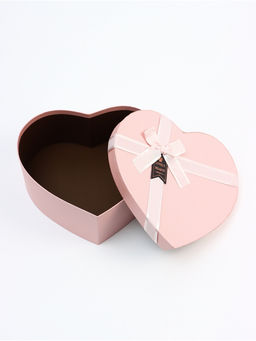 Набор подарочных коробок сердце 3 в 1, нежно-розовый, 31?27?13.3; 28?25?11.7; 26?23?10.3 см