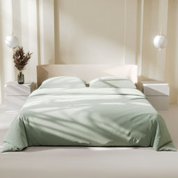 Постельное бельё LoveLife евро Green tea 200х215 см, 225х240 см, 50х70 3 см-2 шт, микрофибра 85 гр