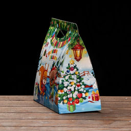 Цена за 5 шт. Подарочная коробка На катке 20,5 х 24 х 11,7 см - Simaland фото 4