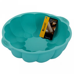 Форма для запекания "Linea Silicone" 27х24см, круглая, силикон, "Малинка", "Regent" (Китай)
