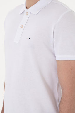 Erkek Slim Fit Polo Yaka Beyaz Basic Ti__rt Sepette S_rpriz _ndirim - U.s. polo assn фото 14
