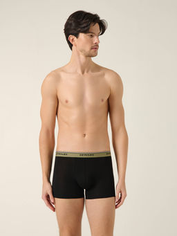 DIWARI PREMIUM MSH 1568 Трусы мужские (бандероль) black-khaki strip - Conte elegant фото 2