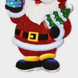 Новогоднее украшение настенное Дедушка мороз, подвеска, 35х23 см - Simaland фото 4