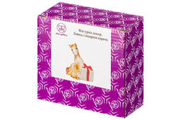 Фигурка декоративная 6,5*5*8 см Лошадь с подарком коричневая с золотом, фарфор - Elan gallery фото 6