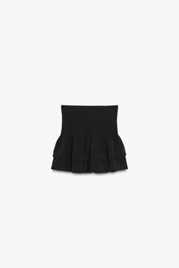WIDE-WAIST BERMUDA SHORTS WITH RUFFLES - Zara фото 16
