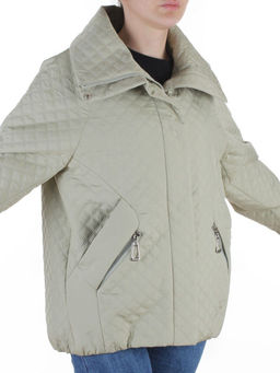 BM8819 OLIVE Куртка демисезонная женская (50 гр. синтепон)