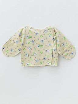 Распашонка для малышей из тонкого хлопка, зелёный - Lesi kids фото 15