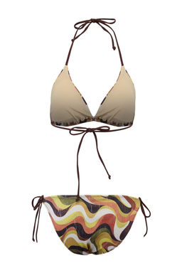 Soyut Desenli Simli Dokulu Ucgen Kapl? Normal Bel Regular Bikini Tak?m? TBESS26BT00109 - Trendyolmilla фото 2
