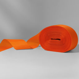 Лента капроновая, 50 мм, 100 5 м, цвет оранжевый