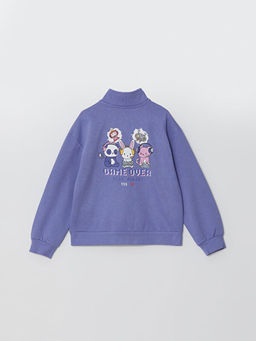 Dik Yaka K?z ?ocuk Sweatshirt - Waikiki фото 3