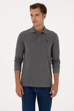 Erkek Antrasit Melanj Basic Sweatshirt Sepette S_rpriz _ndirim - U.s. polo assn фото 10