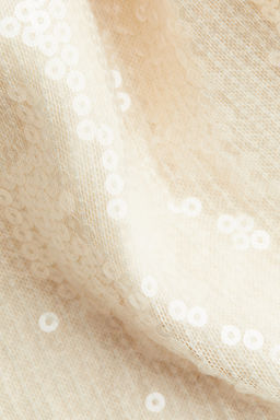 Top cropped de lentejuelas - H&m фото 6