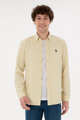 Erkek A__k Haki Uzun Kollu Basic G_mlek Sepette S_rpriz _ndirim