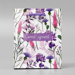 Цена за 2 шт. Пакет подарочный ламинированный, упаковка, «Самой лучшей», S 12 х 15 х 5.5 см