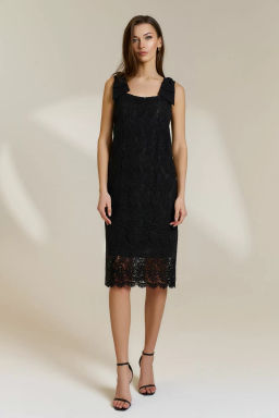 Платье 0828 черный