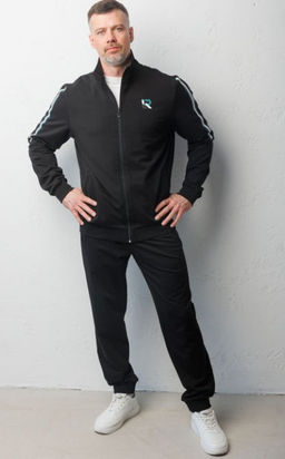 Спортивный костюм без начеса футер 2-х ниточный - Relay фото 22