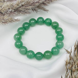 Браслет из зеленого Кварца 17 см