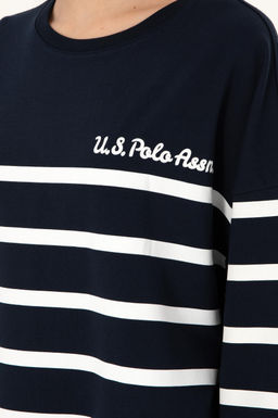 Женский темно-синий свитшот Неожиданная скидка в корзине - U.s. polo assn фото 7