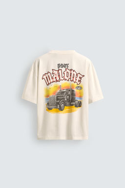 POST MALONE  GRAPHIC T-SHIRT - Zara фото 18