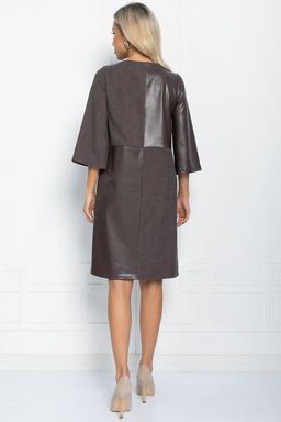 Платье Селин (коричневое) П11548 - Lt collection фото 2