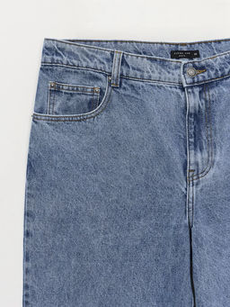 Укороченные джинсы широкие / Zarina  фото 10