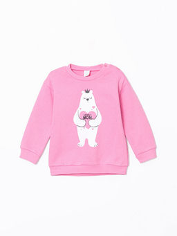 Bisiklet Yaka Bask?l? K?z Bebek E?ofman Tak?m - Waikiki фото 2